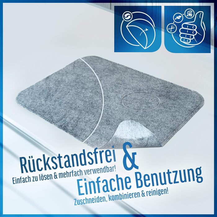 Килимок для бруду - СУПЕРТОНКИЙ 2 мм, Самоклеючий килимок для дверей, Килимок для взуття, Килимок для дверей, Килимок для очищення, Монтажний килимок, Нековзний - Миється - Сірий, Різні розміри (75 x 119 см)