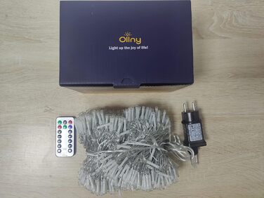 Казкові вогні на відкритому повітрі 80M 800LED, потужність казкових вогнів 8 режимів з таймером дистанційного керування, казкові в