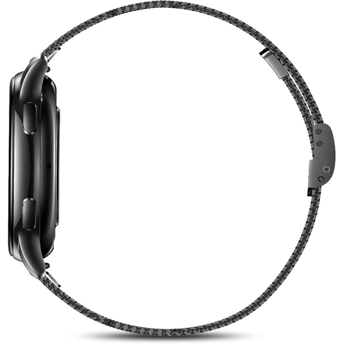 Розумний годинник maoo Ventura для жінок із функцією дзвінків, 1,32-дюймовий AMOLED-дисплей, монітор серцевого ритму, SpO, монітор артеріального тиску, понад 100 спортивних режимів, водонепроникність IP67, 5 браслетів у комплекті (чорний)