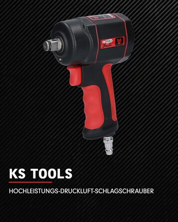 Високопродуктивний ударний гайковерт стиснене повітря miniDEVIL 1/2 515.1315 I 3-кратний попередній вибір крутного моменту 210, 50