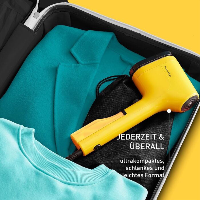 Парова щітка Tefal DT2026 Pure Pop 1300 Вт резервуар для води 70 мл видаляє до 99,99 вірусів/бактерій/мікробів швидке нагрівання б