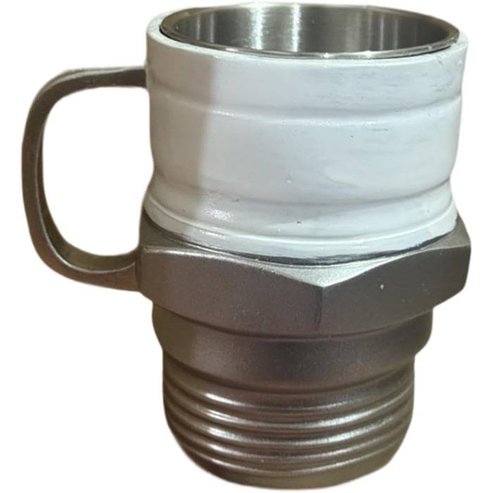 Чашка для свічок запалювання Rockible, чашка з нержавіючої сталі зі смоли, кавова кружка для автолюбителів