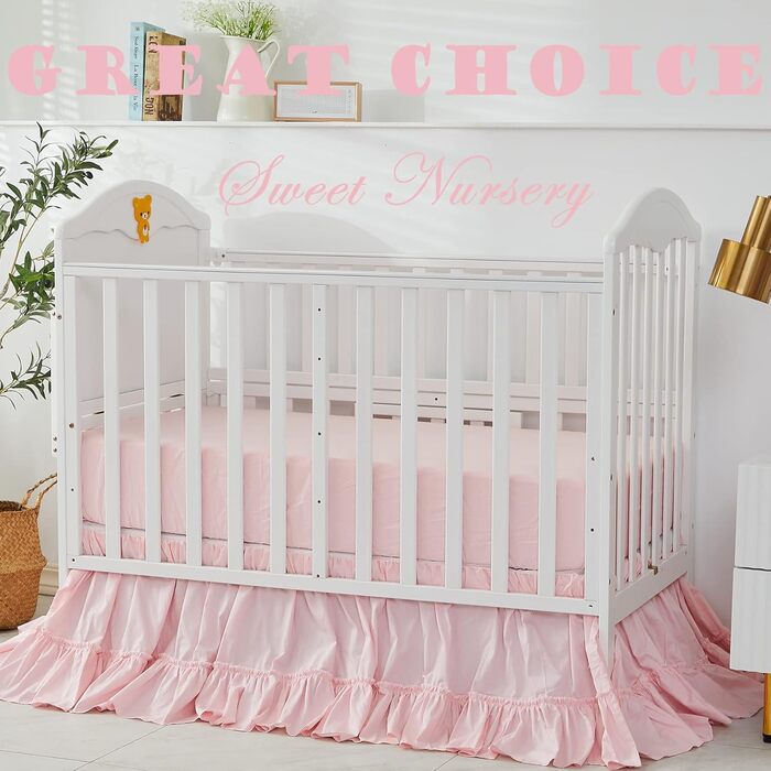 Комплект постільної білизни Brandream для дитячого ліжечка, вишитий, мотив слона, шикарний, милий, рожевий, фермерський комплект д