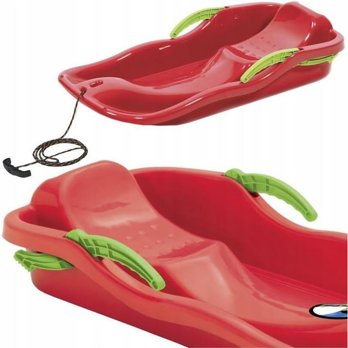 Санки BirnePower Race S пластикові з гальмом, 79 см сині