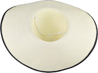 Жіночий широкополий солом&39яний капелюх DRESHOW, складний пляжний сонцезахисний капелюх, UPF 50, один розмір, білий