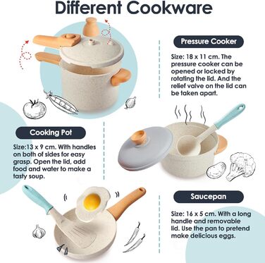 Дитяча кухня Грязь Кухонні аксесуари Діти на свіжому повітрі, Ігрова кухня Ляльковий посуд Набір горщиків Аксесуари, Кухонні іграш