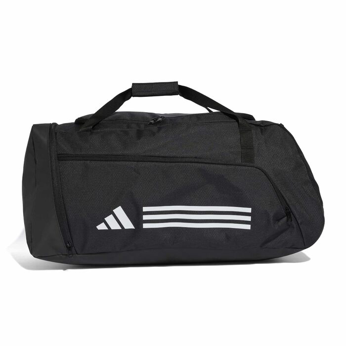 Сумка Adidas Unisex Essentials 3-Stripes Duffel Bag LL чорна/біла