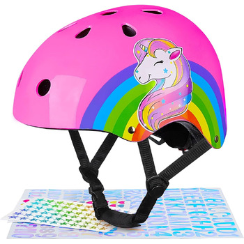Велосипедний шолом Дитячий шолом Єдиноріг Дитячий шолом Дівчачий шолом для фігуристів Шолом для скутера та їзди Шолом для хлопчикі