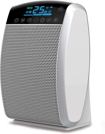 Тепловентилятор Fakir Prestige HL 300 керамічний вентилятор із сенсорним світлодіодним дисплеєм, 1800 Вт з 3 режимами нагріву, ефективною функцією ECO та таймером