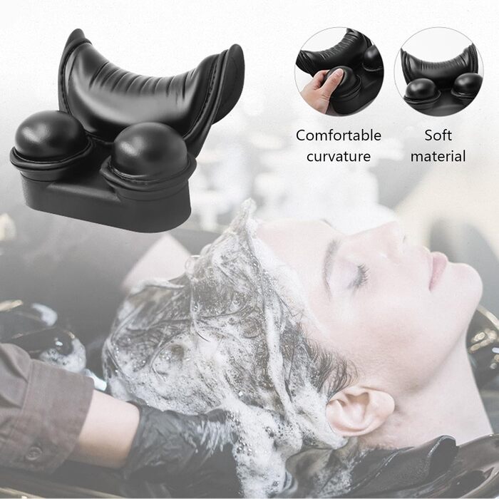 Подушка для шиї в салоні, умивальник для волосся, чаша для шампуню, підтримка шиї, U-подібна подушка для підтримки шиї для перукаря, зручна стійка до подряпин подушка для підтримки шиї