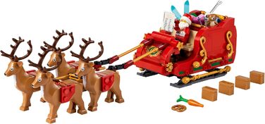 Конструктор LEGO Santa’s Sleigh Set 40499, 343 деталі, сани Санта-Клауса