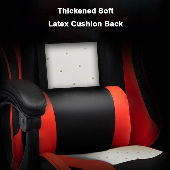 Ігрове крісло Комп&39ютерне крісло Крісло для домашнього офісу Інтернет-ігрове крісло Барне спортивне крісло-підйомник Чорний білий