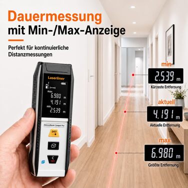 Лазерний далекомір Laserliner DistanceMaster Compact Plus 50
