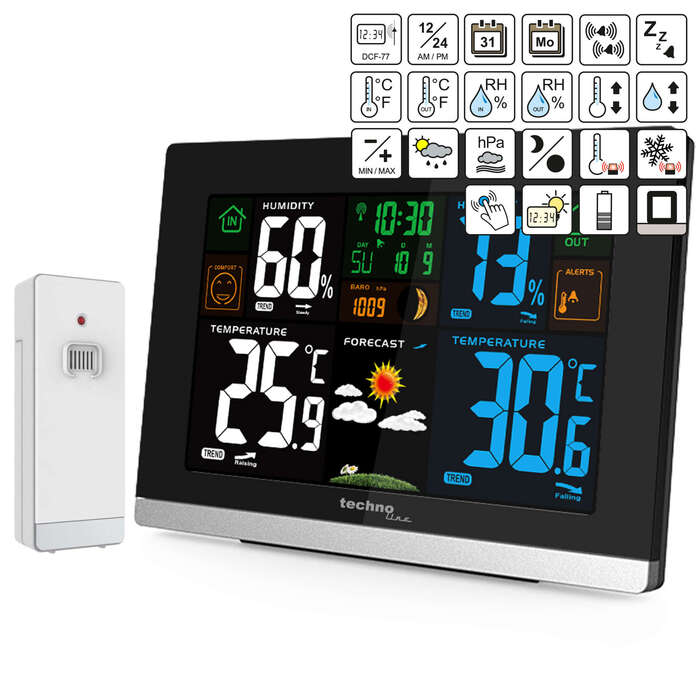 Метеостанція Technoline WS6462 Black (WS6462)