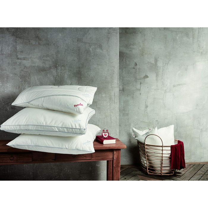 Подушка PARADISE 40x80 см М&39яка середня Органічна, Подушка на блискавці 40x80 см