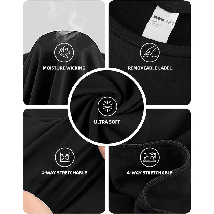 Комплект чоловічої термобілизни, тепла лижна білизна, дихаюча та термобілизна довга, функціональна білизна для чоловіків взимку та спорту, чорний/зелений, XXL