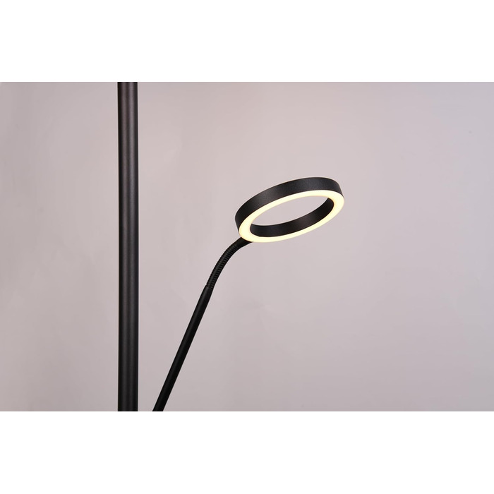 Стільник LED Trio Willis 449510232, матовий чорний метал, 39 5.5 Вт, регульована колірна температура, диммер
