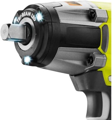 Акумуляторний ударний гайковерт RYOBI ONE 18 вольт (3 передачі, 1,27 см) (тільки інструмент)