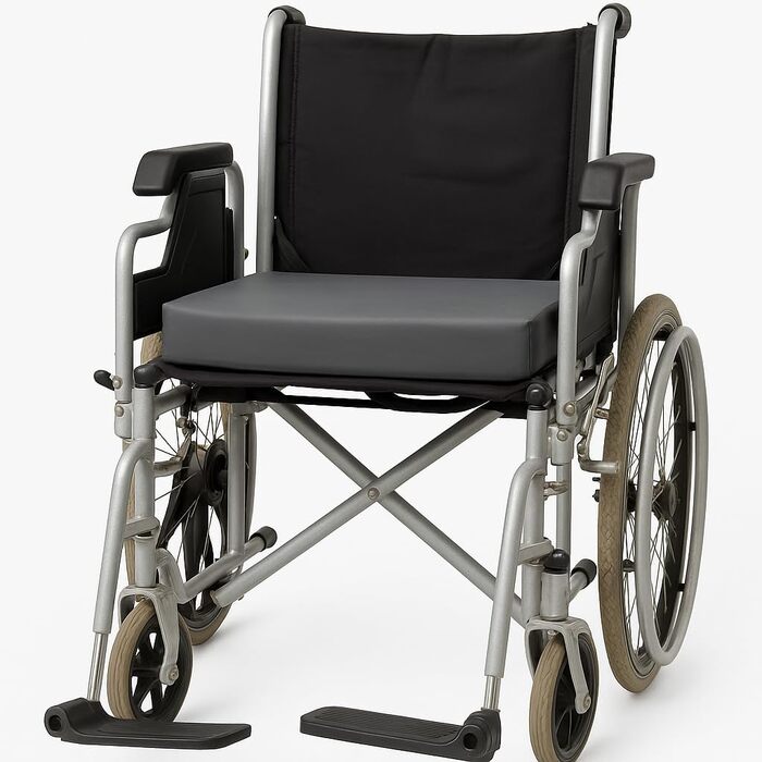 Протипролежнева подушка, в&39язкоеластична, 40x40x7 см - для використання в інвалідних візках, офісах та транспортних засобах - водовідштовхувальний чохол - постуральний дизайн