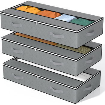 Підкроватний ящик для зберігання речей 3 комплекти Підкроватний ящик для зберігання речей Сумка для зберігання речей Підкроватний