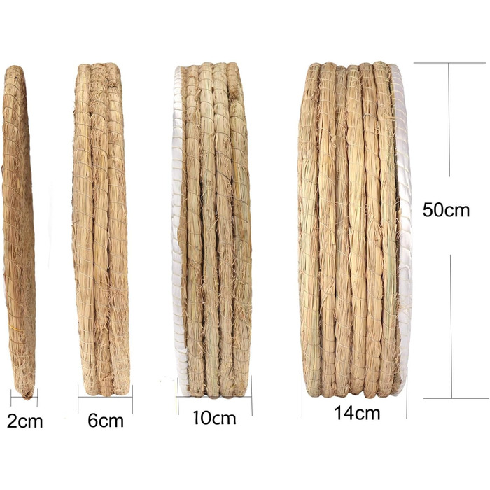 Мішень для стрільби з лука AUVIM 20 дюймів – ручної роботи, солом'яна, 7 шарів