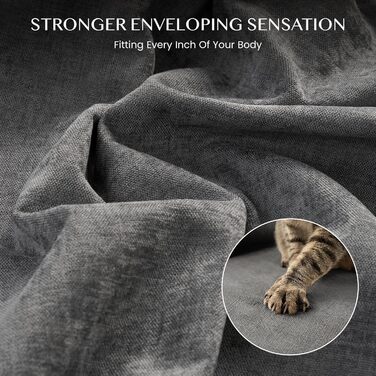 Електричне крісло-реклайнер FLEXISPOT з регульованою спинкою - регульоване крісло для телевізора, крісло-реклайнер з функцією відкидання, регульована спинка 125 - 160 - розслаблююче крісло, ергономічне, темно-сірий, темно-сірий A X1 Electric