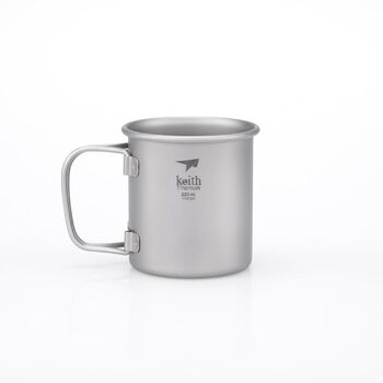 Складані титанові чашки для води, напої, кемпінгові чашки без кришки, надлегкі портативні туристичні кружки 40 г 220 мл, 3200