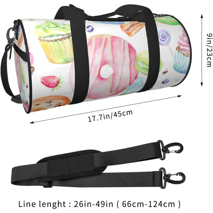 Універсальна дорожня сумка для подорожей, солодощів (кексів, мафінів, цукру), спортивна сумка для чоловіків та жінок, сумка-мішок, спортивна сумка