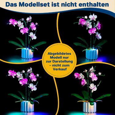 Комплект світлодіодного освітлення для LEGO Icons "Орхідея" (10311)
