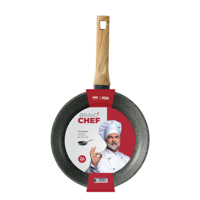 Сковорода Bravo Chef глибока 26 см (7133020)