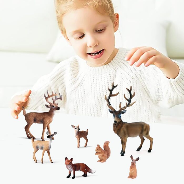 Набір фігурок тварин SIENON, 7 шт., лісові мешканці