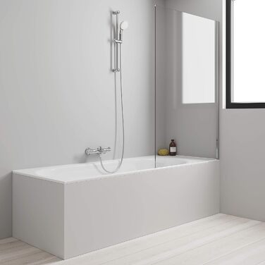 Змішувач для ванни Grohe Bau Cosmic 800 THM (вбудована частина), 1/2 F, сріблястий, з підключеннями, 34569000