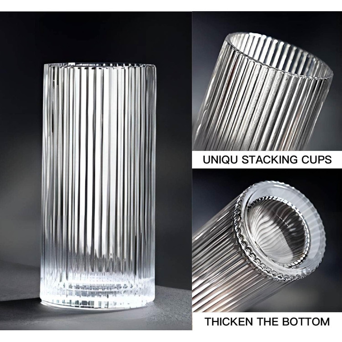 Набір коктейльних келихів ALINK з 4 шт. , келихи для пива, склянки для води, келихи для лонг-дрінку, склянки для пиття, склянки дл