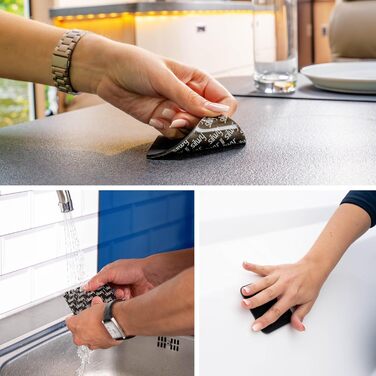 Порцелянові кружки з магнітними ручками silwy CAMPING (Набір з 2 шт.) вкл. дві металеві наногелеві подушечки ЧОРНОГО кольору - нековзні кружки для кемпінгу та караванів, аксесуари для човнів та яхт Кемпінг 2 шт. (1 упаковка)