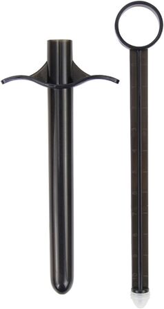 Аплікатор для змащення, 2 шт. синього багаторазового шприца зі змащенням, анально-вагінальний шприц-постріл з кільцем для зчеплення та ручкою для пальців для інтимного догляду та очищення