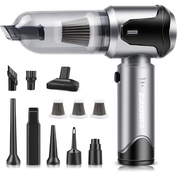 Акумуляторний ручний пилосос 19Kpa Акумуляторний ручний пилосос з безщітковим двигуном 4-в-1 автомобільний пилосос Потужний міні-р