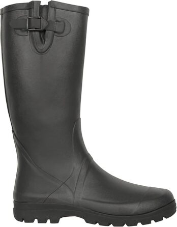 Чоловічі гумові чоботи Mountain Warehouse 100 гумові гумові чоботи, водонепроникне взуття, мяка бавовняна підкладка ідеально підходять для подорожей, активного відпочинку, походів, кемпінгу, розмір 43 EU, чорні 01