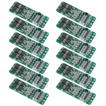 Елементний модуль захисту літієвих акумуляторів, модуль зарядки 20A 18650, 3S 20A 12.6V BMS плата захисту літій-іонних літієвих акумуляторів, плата захисту 18650, захист від перезаряджання/перерозряджання, 12-