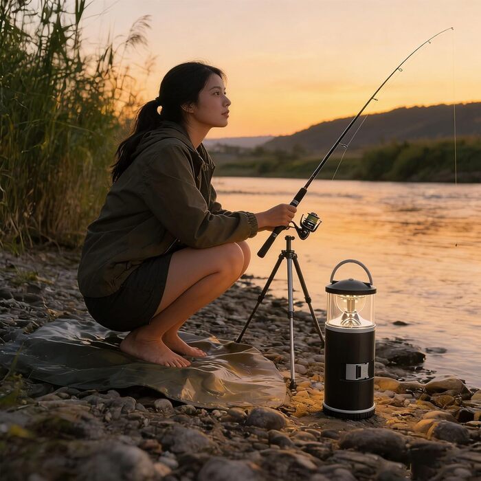 Світлодіодний кемпінговий ліхтар Cocoarm з набором інструментів, освітлення на 360 градусів, аварійний червоний сигнальний ліхтар, портативний, для кемпінгу та риболовлі