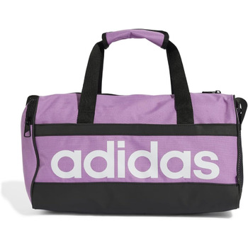 Спортивна сумка Adidas Linear Duffel Olistr / чорний / білий розмір M Preloved Purple / білий