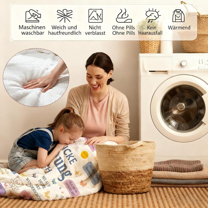 Подарунок для дівчини/дівчини 150x200 см Ковдра для обіймів для найкращої подруги/обіймів, натхненний подарунок для дружби для жінки/дівчини/сестри на день народження, Різдво 200 x 150 см