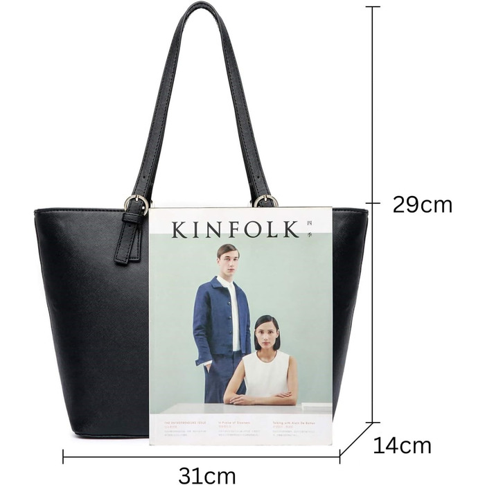 Жіноча сумка Vanessa & Melissa класична елегантна сумка з ручкою для сумочки чорна