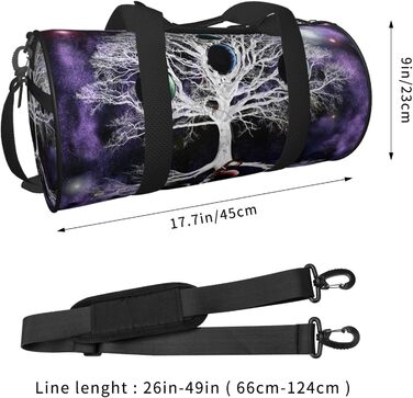 Сумка-шопер Дерево Життя Іггдрасіль для подорожей, спорту, фітнесу, велика сумка для покупок, на вихідні та в дорогу для чоловіків та жінок
