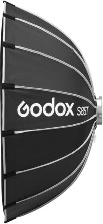 Портативний швидкознімний софтбокс GODOX S85T 85 см з решіткою для Godox SL60 SL300II VL150 VL300 UL150 та фотостудійного спалаху