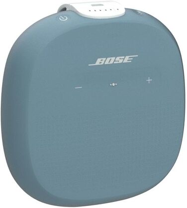 Колонка Bose SoundLink Micro Bluetooth маленька портативна, водонепроникна колонка з мікрофоном, синя Single Blue