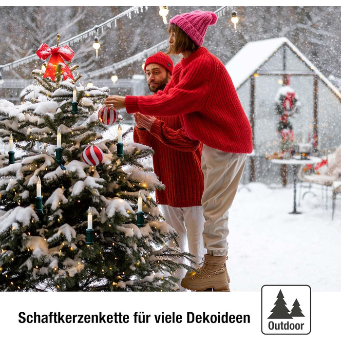 Свічник для ялинки 20 лампочок hellum