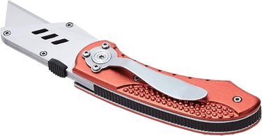 Ніж складаний, складаний ніж, легкий алюмінієвий корпус, червоний