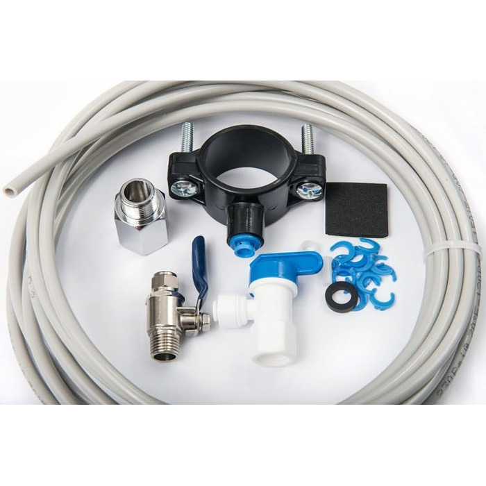 Фільтр для питної води система зворотного осмосу RO6 з чорним краном і мінералізацією