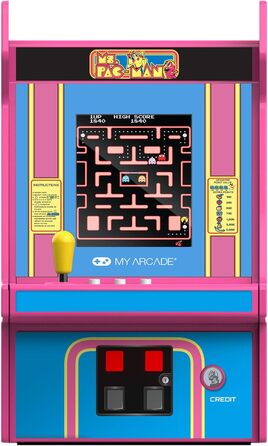 Ретроігрова гра 7 см екран високої роздільної здатності Ms Pac Man