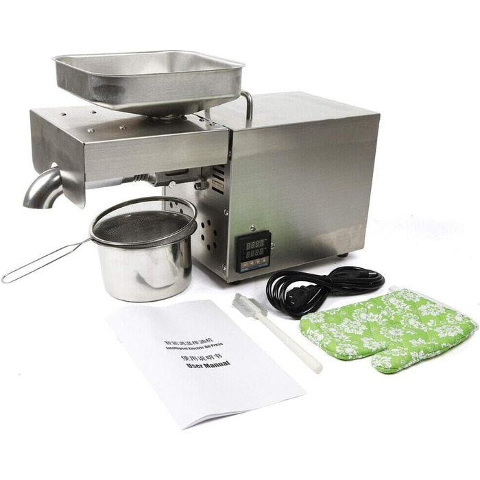 Електричний розподільник масла Інтелектуальний контроль температури масла Швидкість екстракції масла 45, підходить для більшої частини вмісту масла більш ніж 25 нафтових заводів 5 кг/год 1500 Вт 220 В 45x18x30,5см